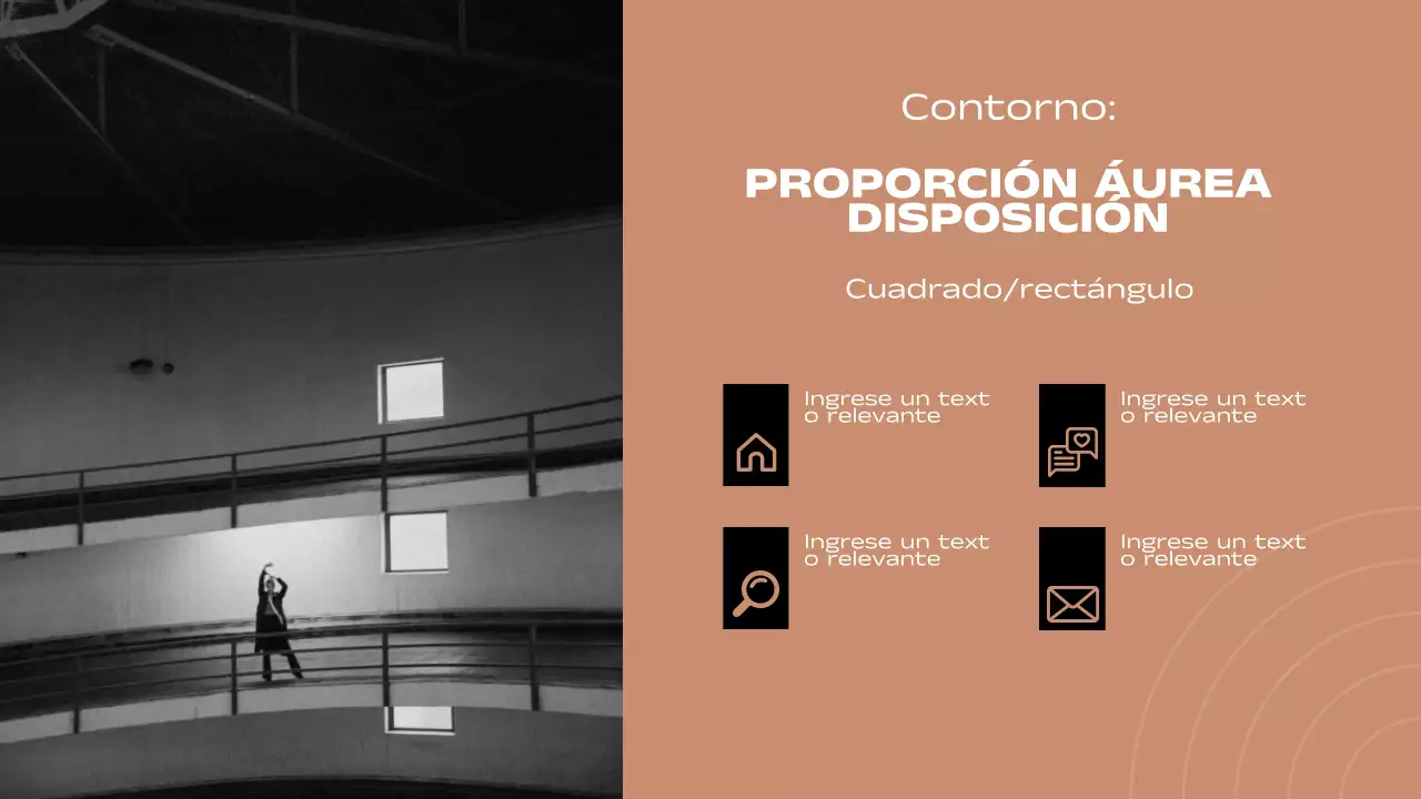 Informe de páginas con diseño mínimo múltiple en marrón y negro