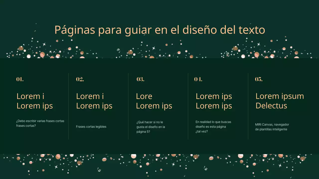 Presentación de concepto navideño con clase sobre fondo caqui