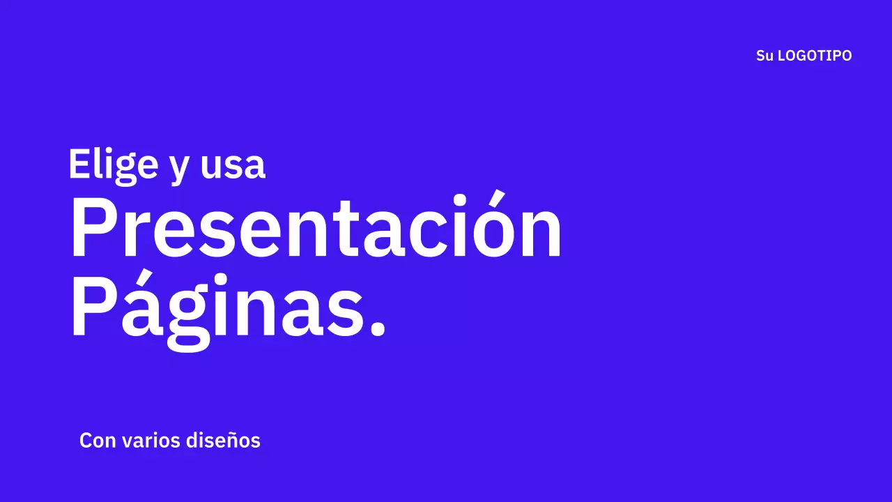 Trazados sencillos y variados en azul para planificar