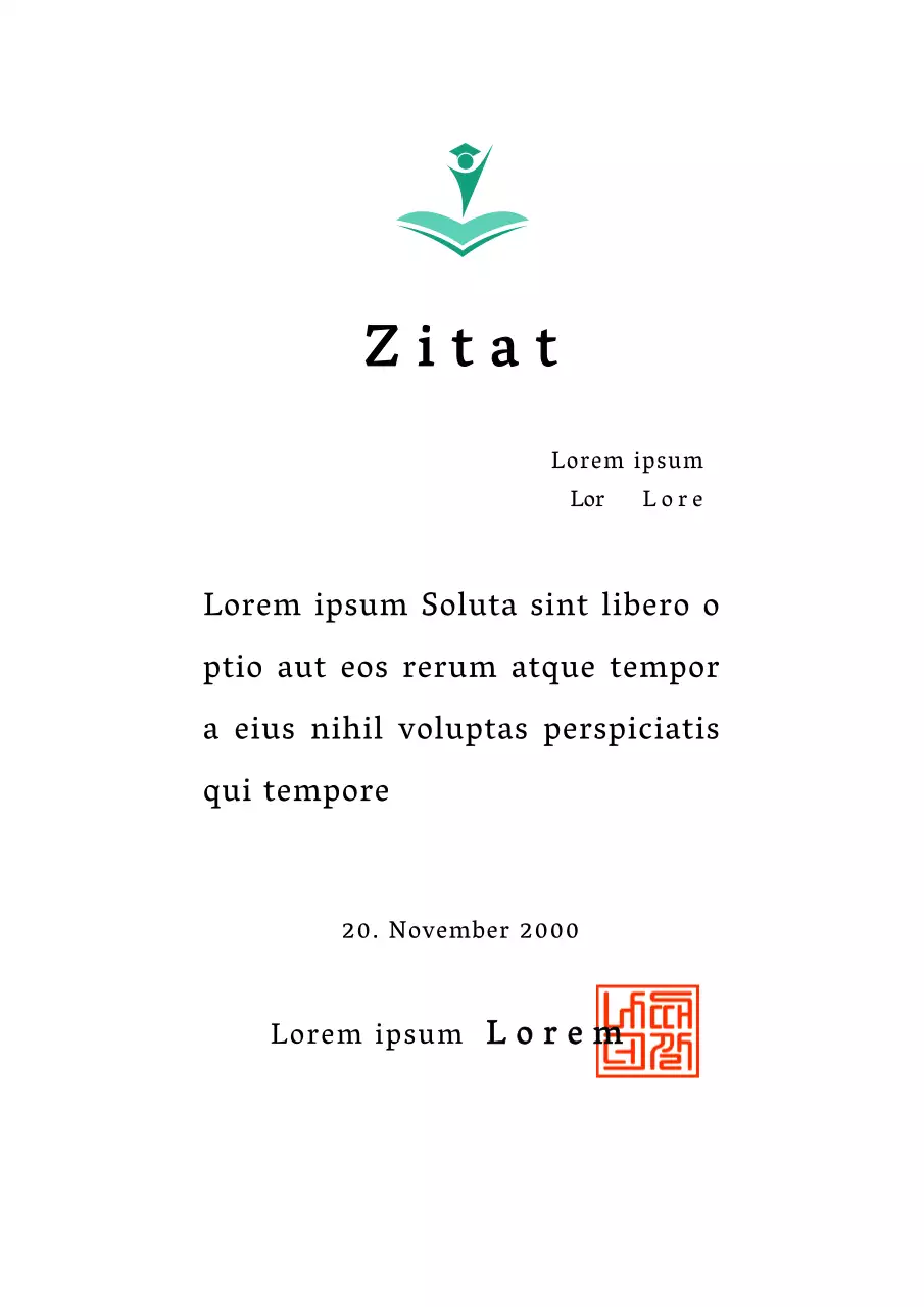 Zitat Farbgestaltung