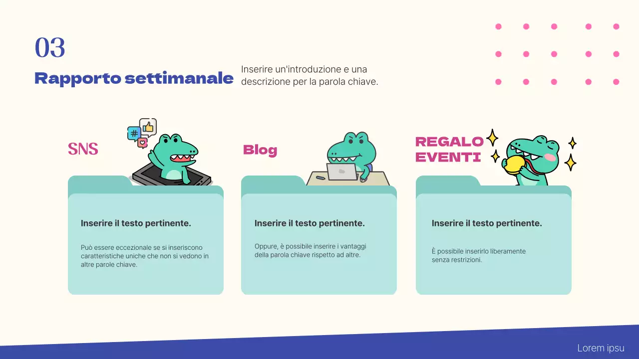 Studio di marketing semplice blu e menta