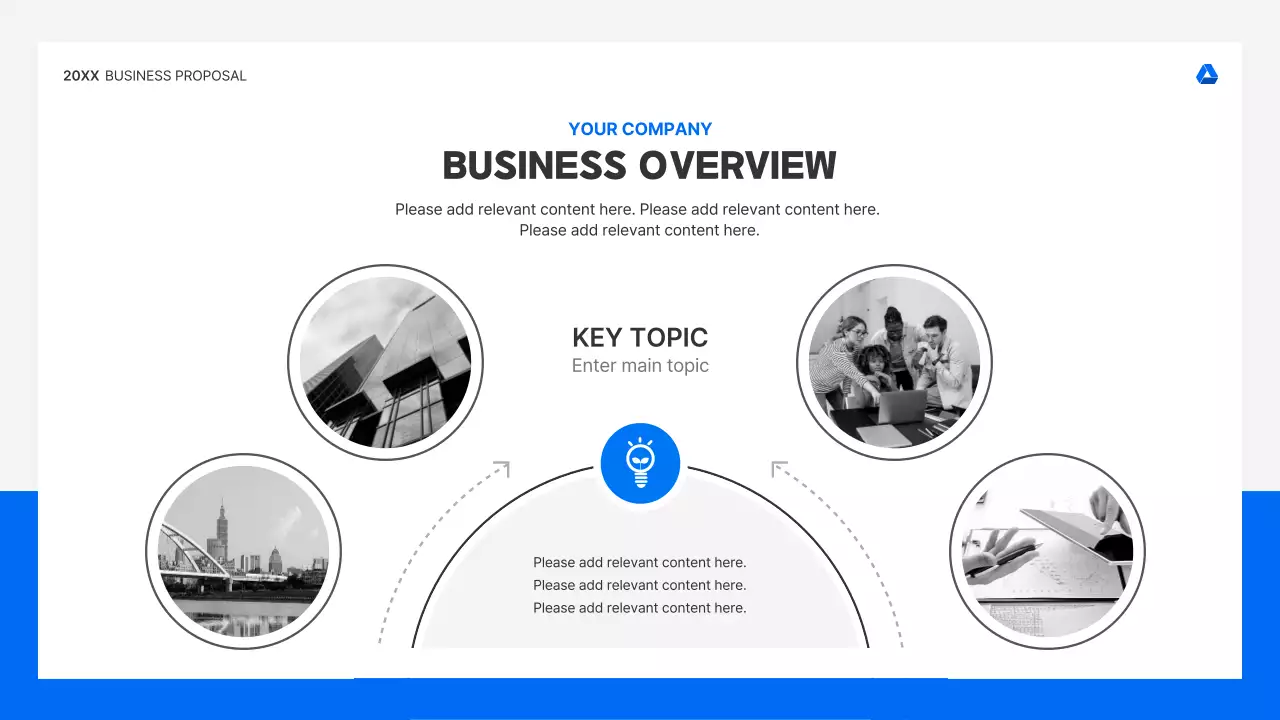 Blue Professional Business Proposal Presentation