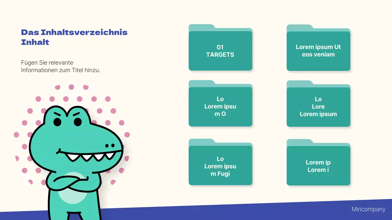 Blau und Minze Einfaches Marketing Studie Anmerkungen Bericht