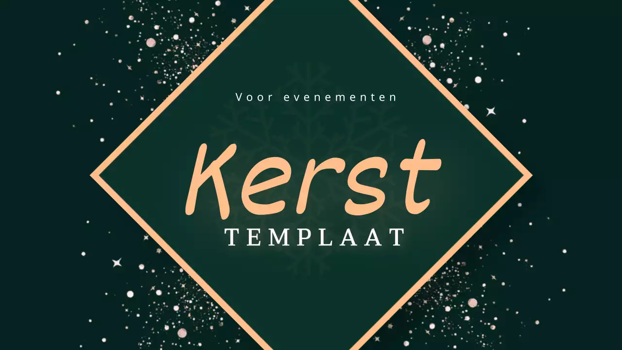 Classy kerst concept presentatie op een kaki achtergrond