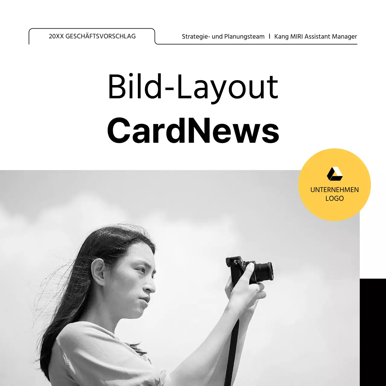 Fördern Sie ein Layout-Design mit vielen einfachen Fotorahmen in Weiß und Schwarz