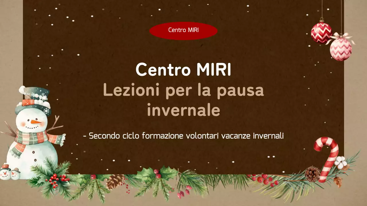 Guida alla formazione dei volontari per le vacanze invernali vintage brown and beige