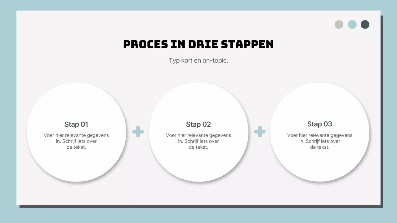 Hemelsblauw en Wit Klassiek Rapport met meerdere pagina's