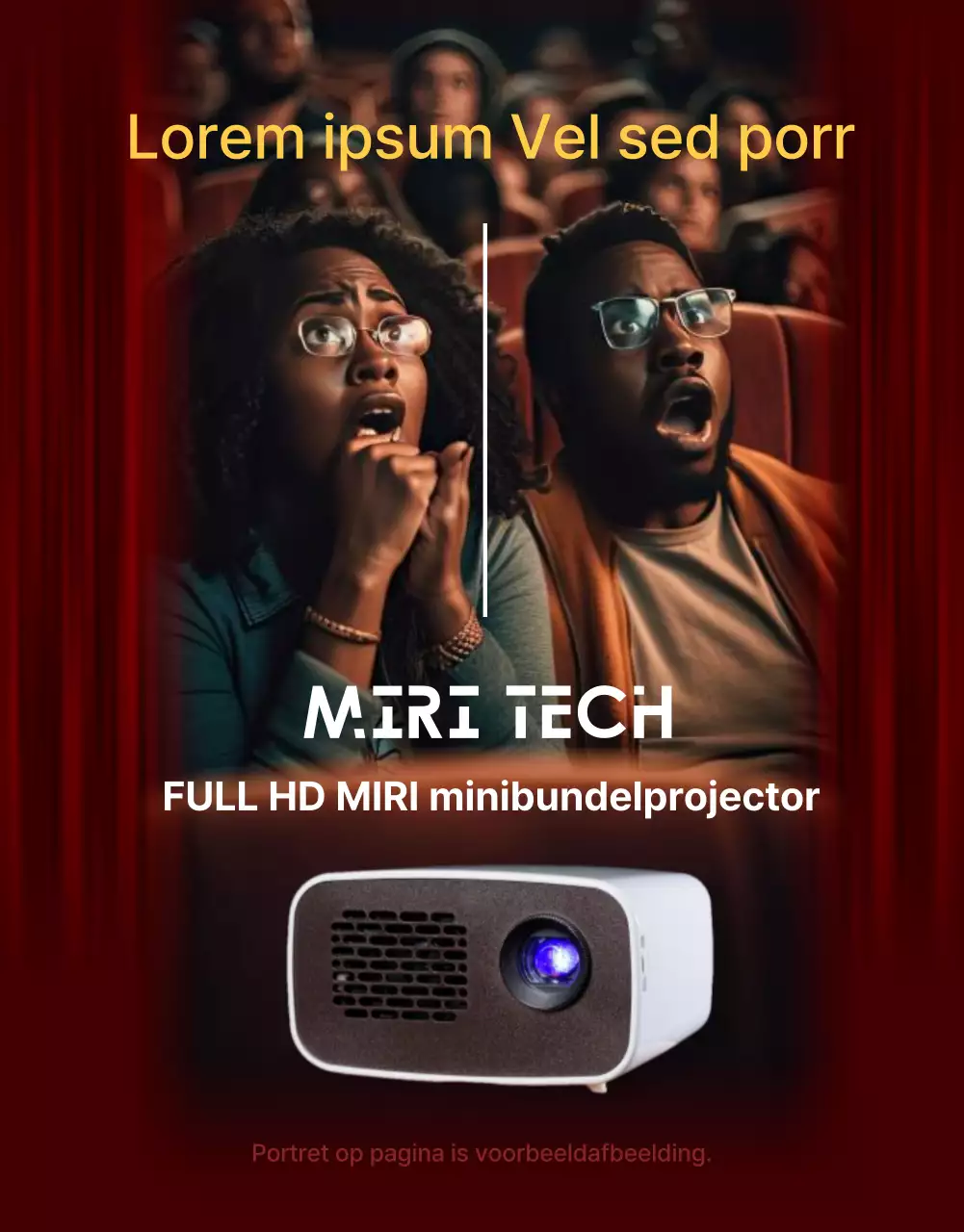 Rode, eenvoudige productbeschrijving voor elektronica