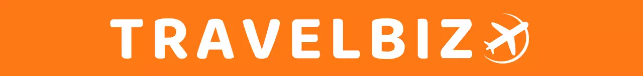 Logo di agenzia turistica semplice in bianco