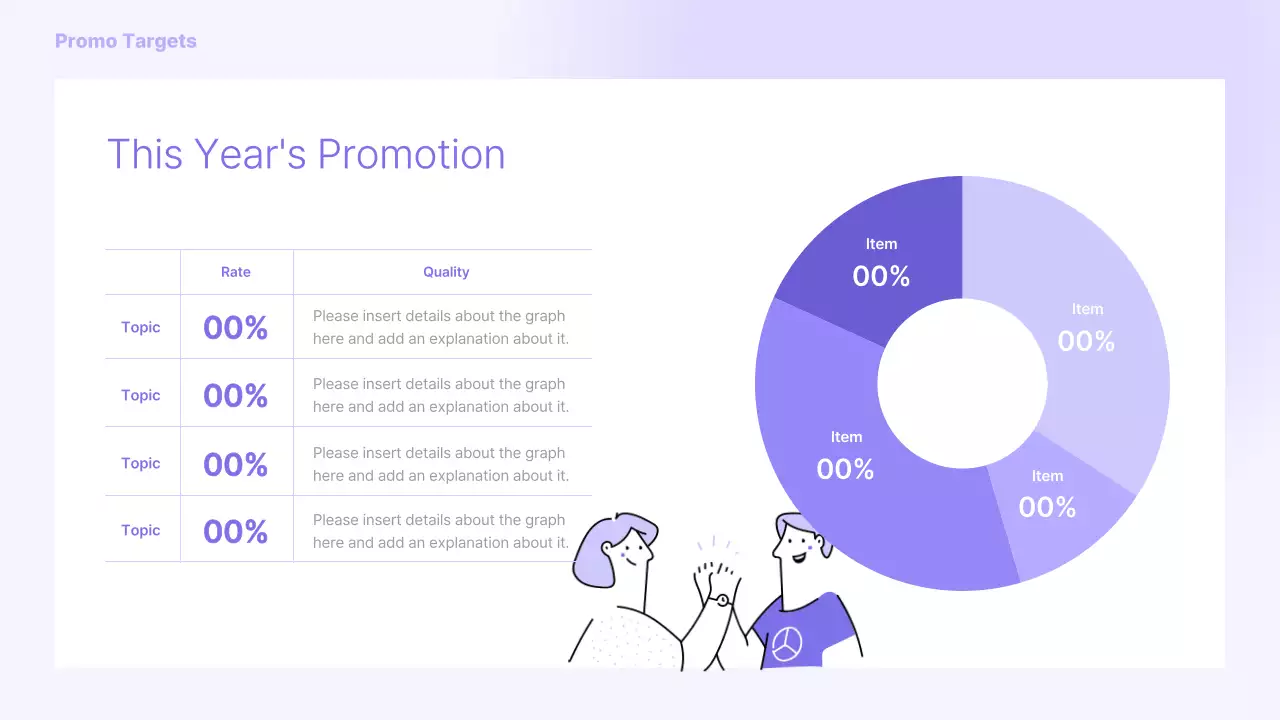 Purple Minimal Promotion Presentation