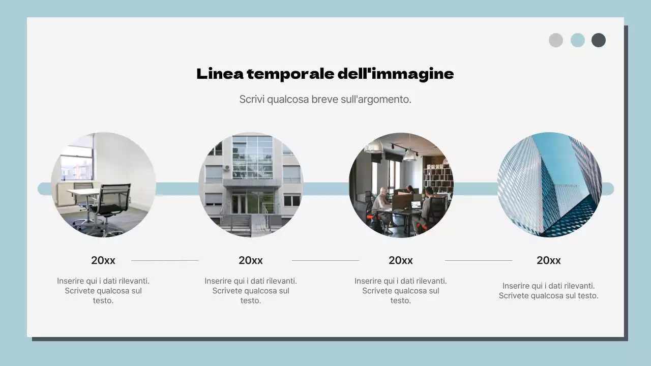 Rapporto di layout multipagina classico bianco e blu cielo