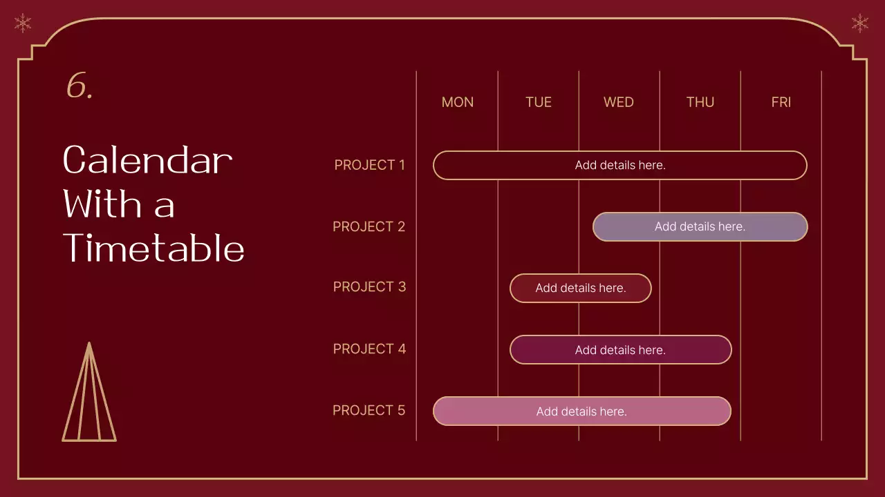 Wine Traditional Christmas Templates Presentation