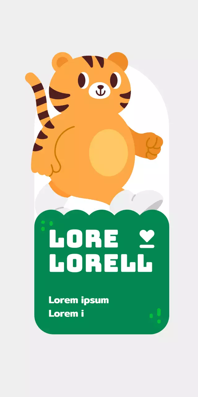 Belegging voor evenement van dierenrechtengroep met illustraties van schattige dierfiguren