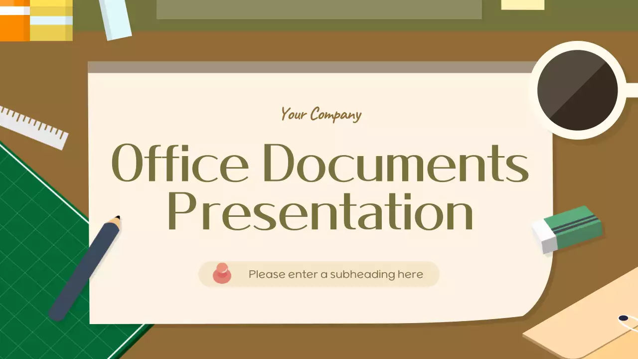 A cozy office worker in khaki and brown Business Report