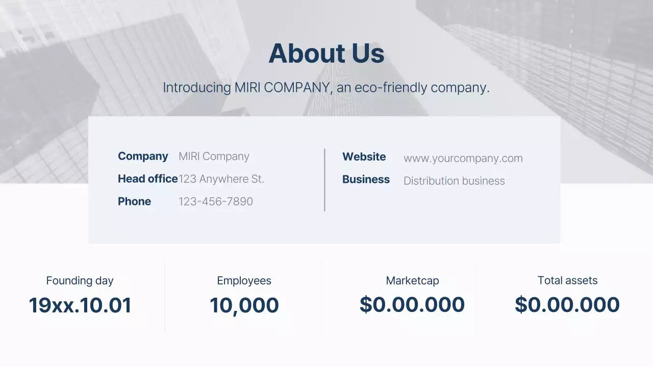 Blue Professional Esg Report Document Presentation