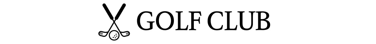 Tongkat golf dengan nuansa berkelas dengan ilustrasi golf