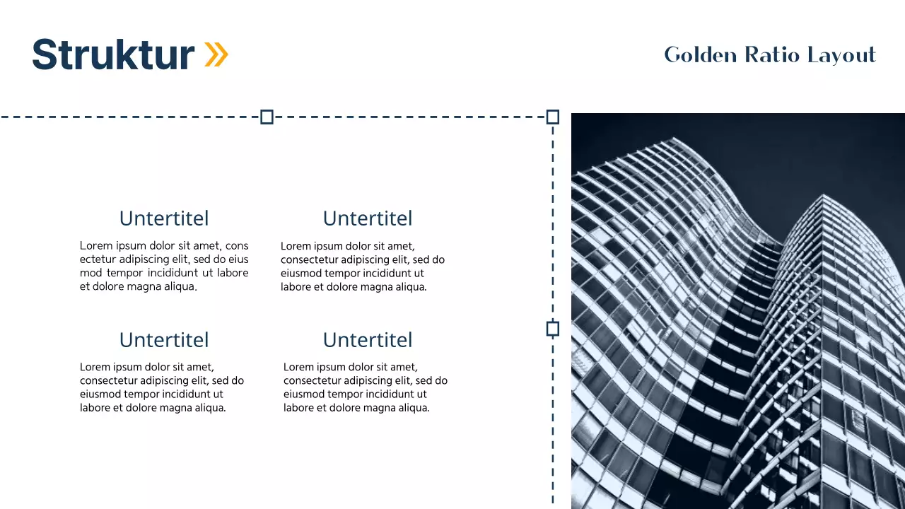 Schwarz und Blau Modern Vielseitig Layout Seite Material