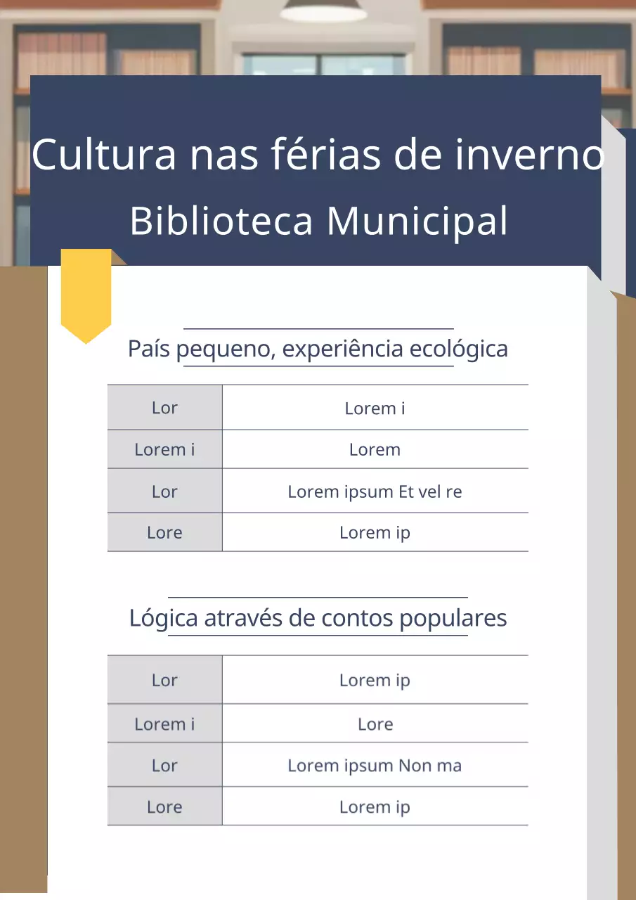 Um guia para um simples curso intensivo de férias de inverno em azul-marinho e branco