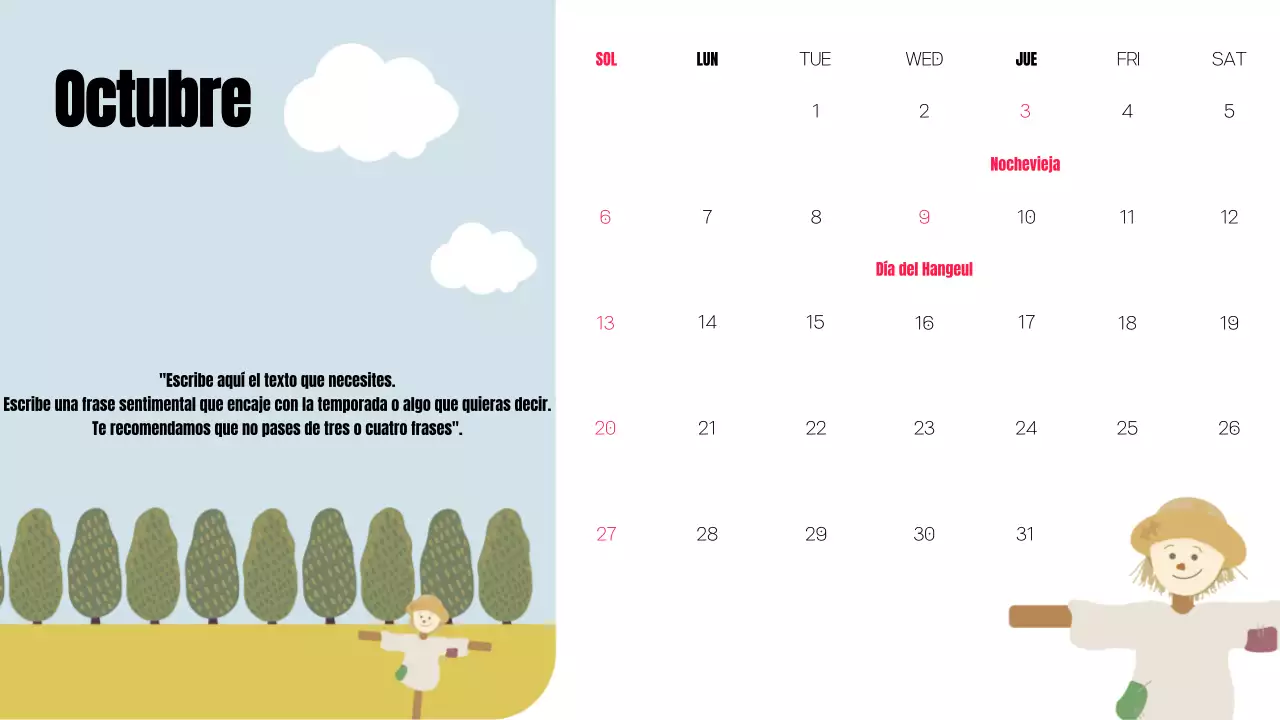 Un arco iris de agendas de moda