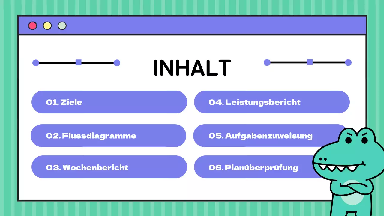 Gelb und Lila Trendy Marketing Studie Notizen Bericht