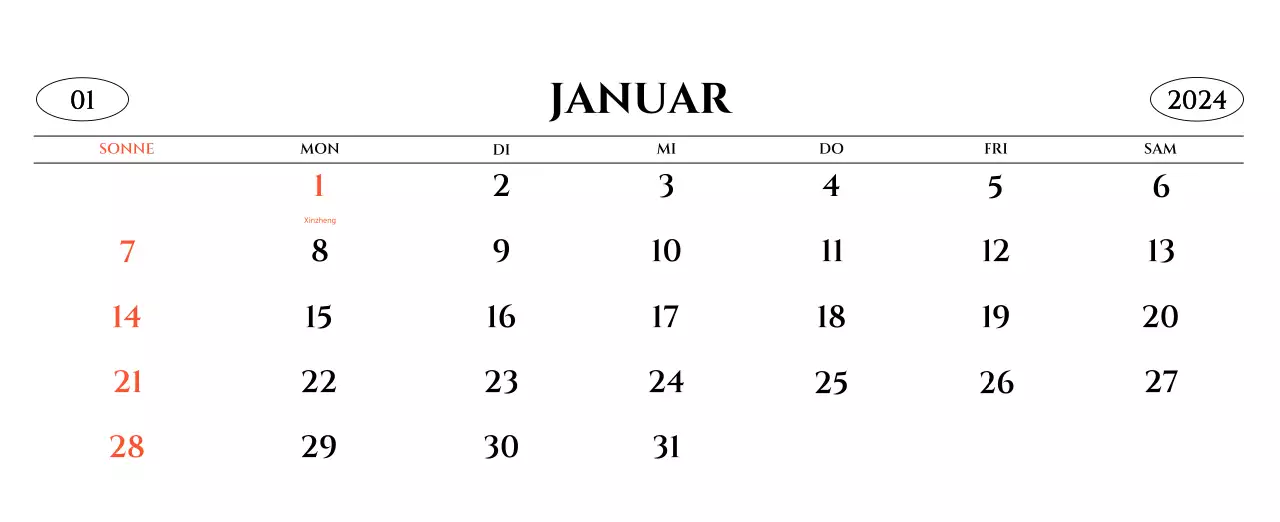 Einfacher Stil Wandkalender mit schwarz-weiß emotionalen Reisefotografie Konzept