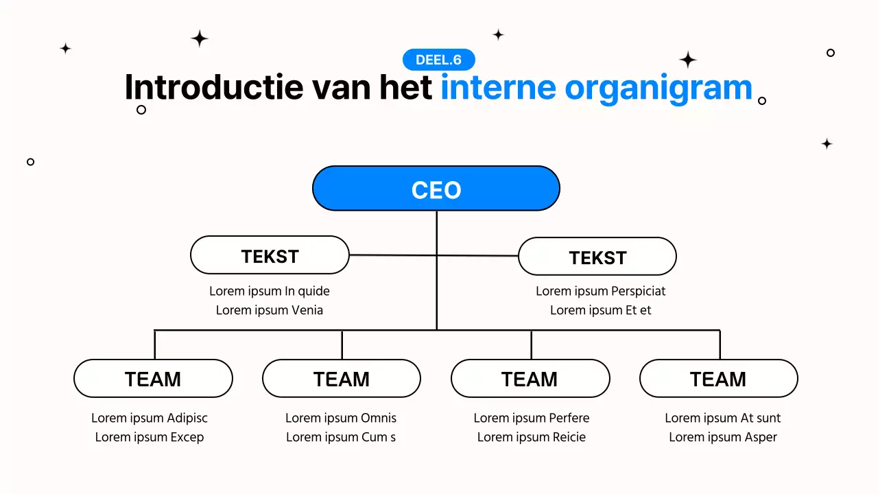 Eenvoudige blauw-zwarte kantoorwerkpresentatie