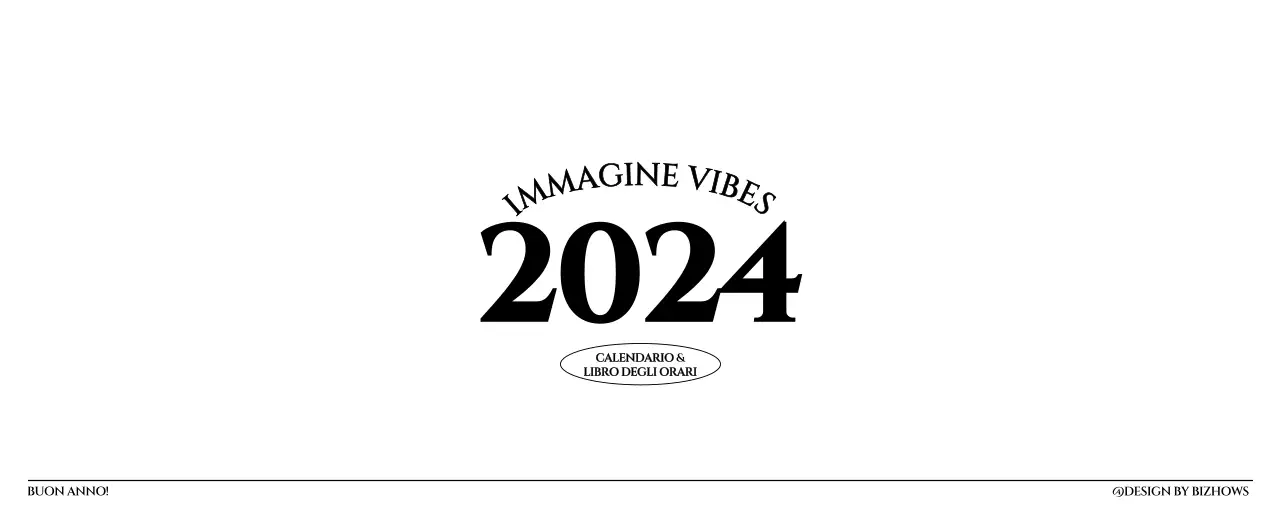 Calendario da parete in stile semplice con concetto di fotografia di viaggio emozionale in bianco e nero