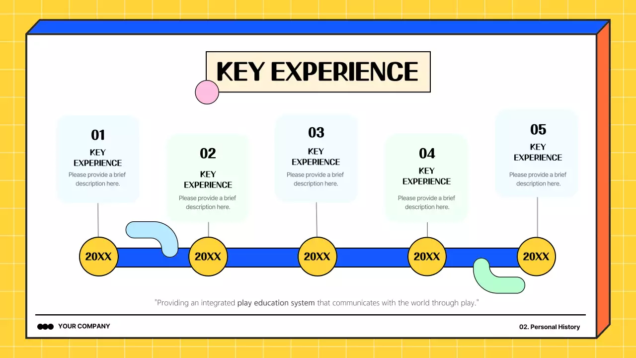 옐로우 플레이풀 강사 포트폴리오 프레젠테이션