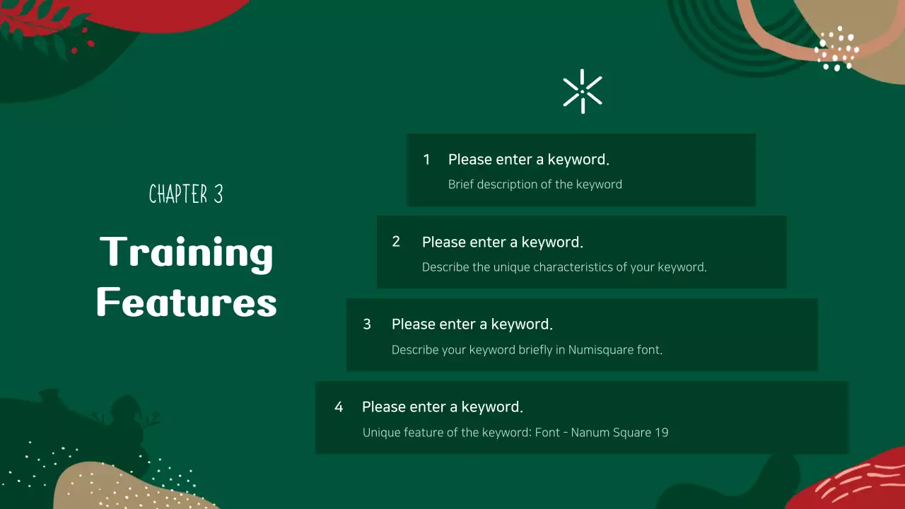Green Festive Volunteer Guide Presentation