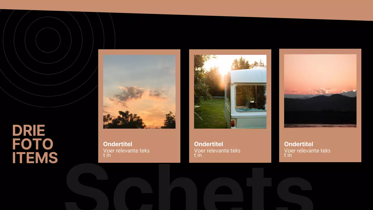 Bruin en Zwart Minimal Multiple Layout Pagina's Rapport