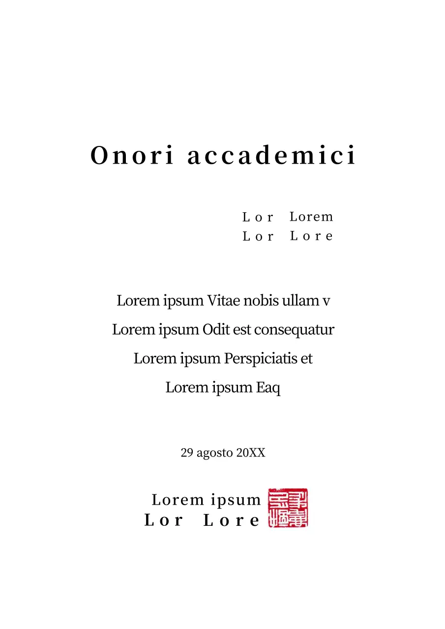 Premi universitari per l'eccellenza accademica con un concetto di forma pulita