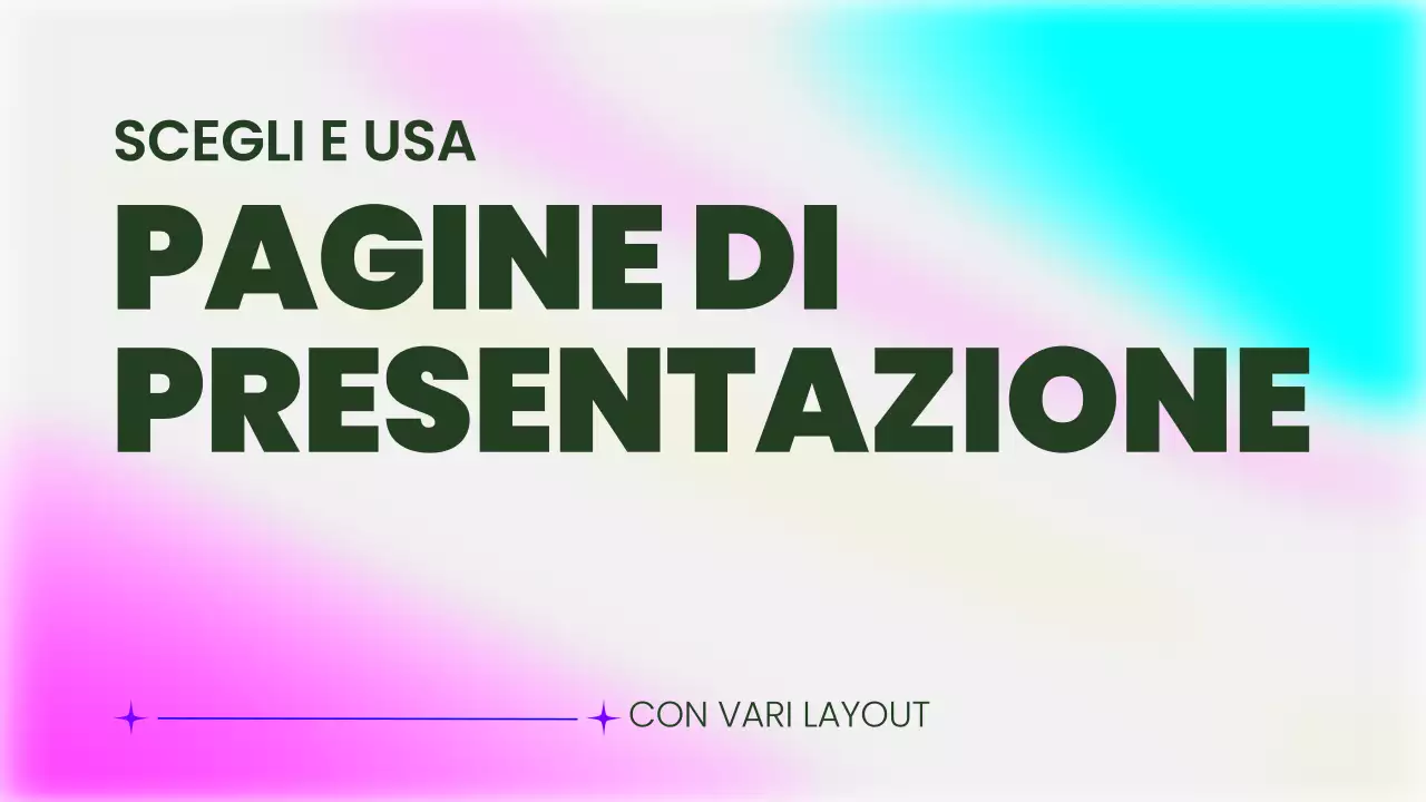 Rapporto di layout multipagina di tendenza rosa e fluorescente
