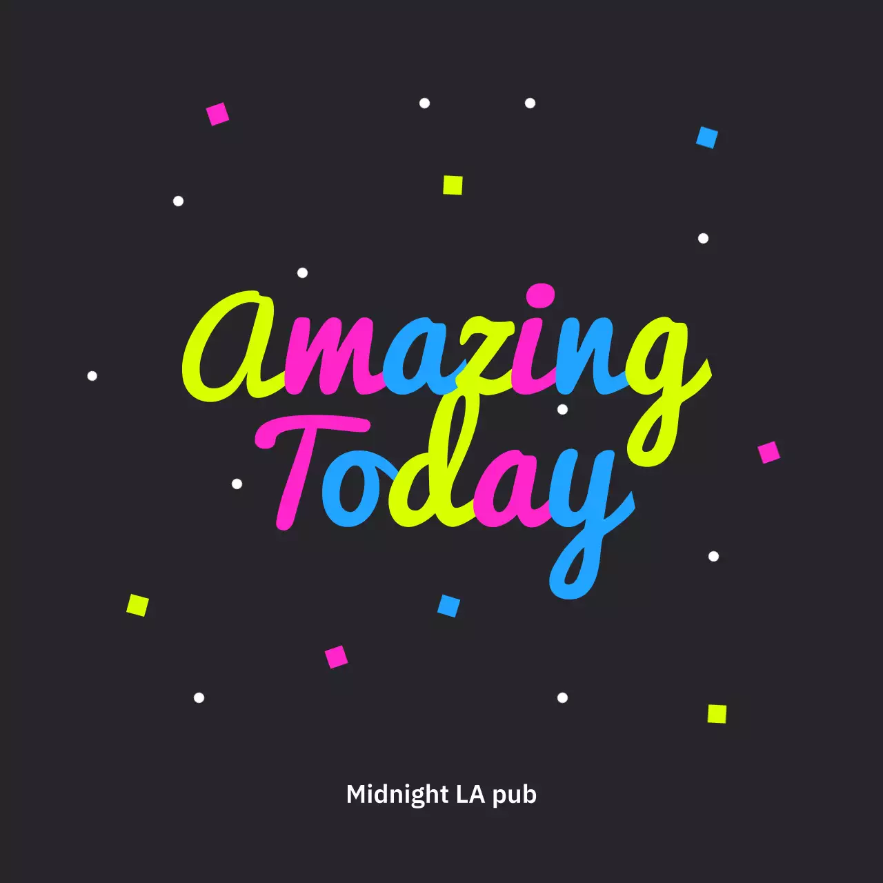 Designs that stand out with colorful typography