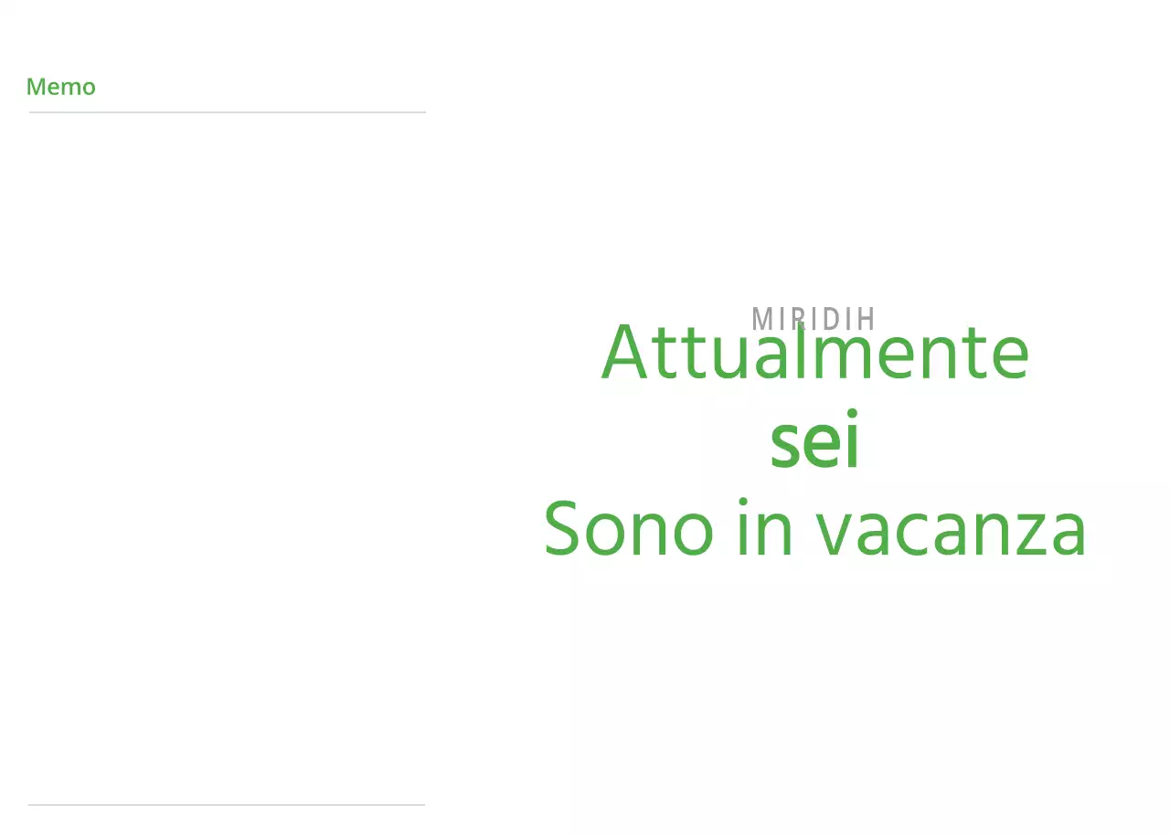 Simpatico calendario da tavolo illustrato verde a tema famiglia