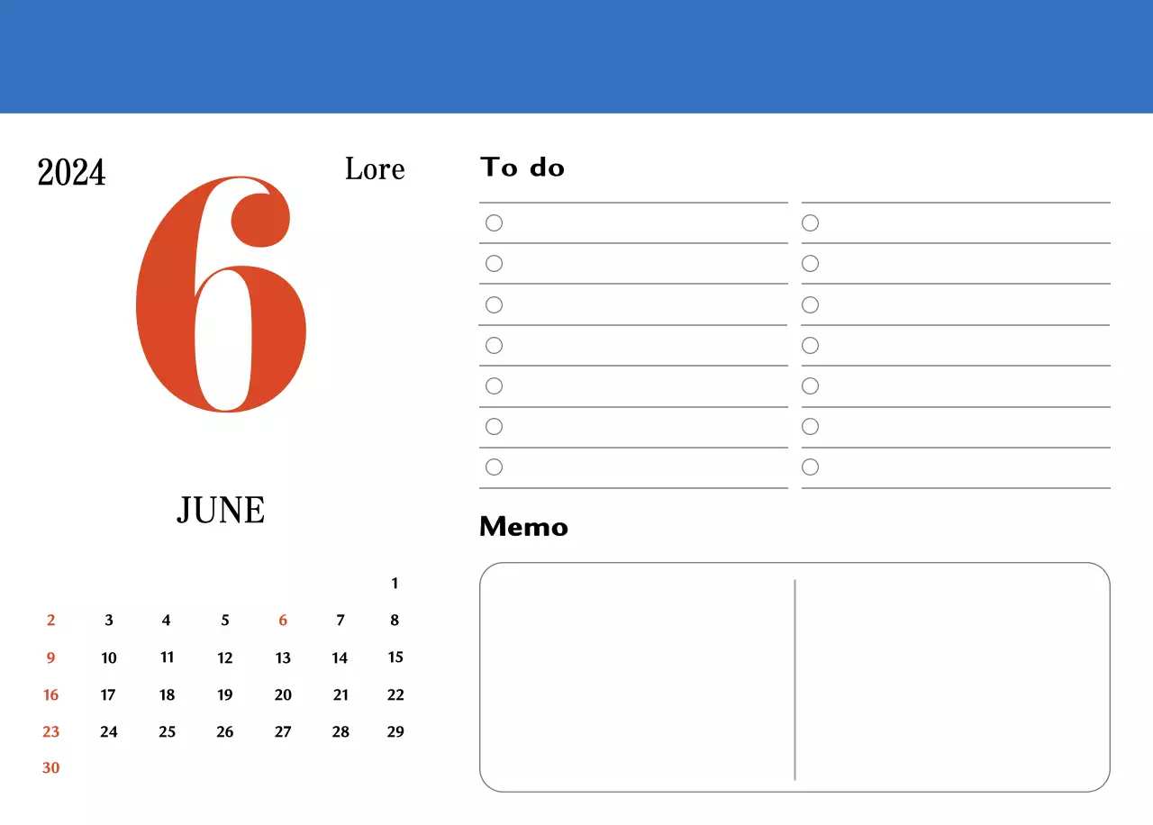 Red and blue retro coasters memory calendar