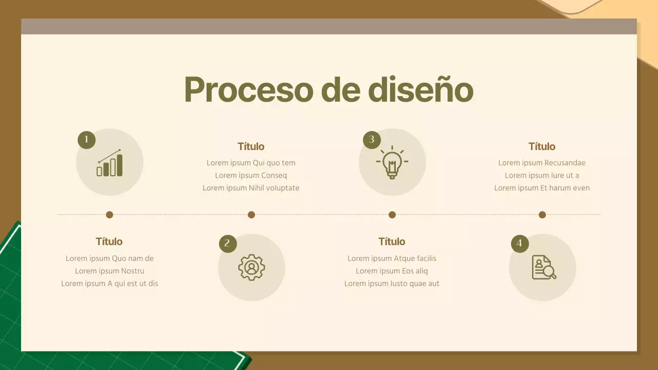 Un acogedor oficinista de caqui y marrón Business Report