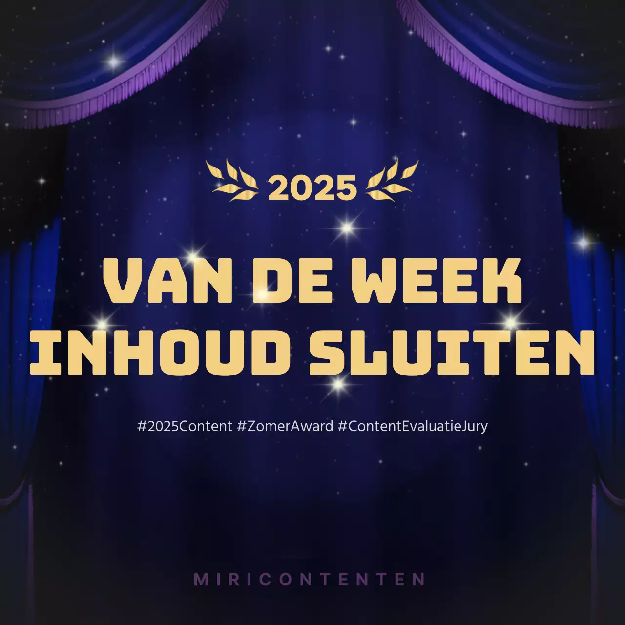 Luxe inhoud in goud en marineblauw Eindejaarsinformatie