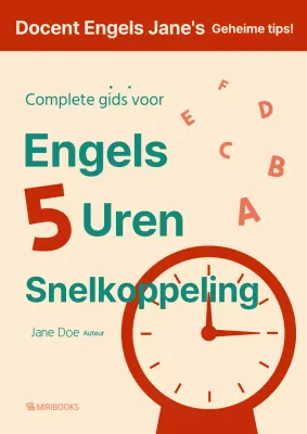 Minimalistische Engelse hoes in rood en groen