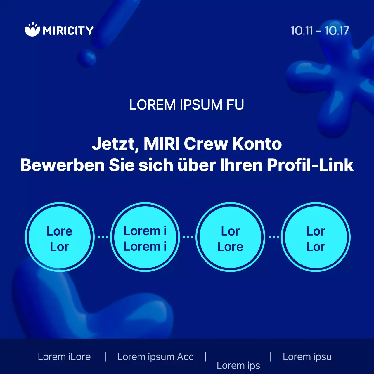 Einfache Aufgaben in Blau