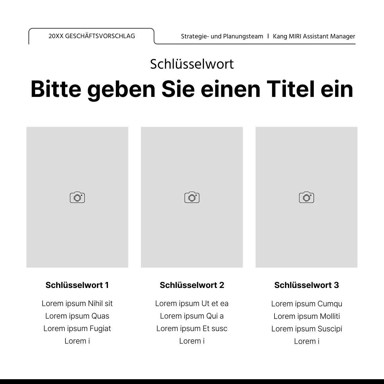 Fördern Sie ein Layout-Design mit vielen einfachen Fotorahmen in Weiß und Schwarz