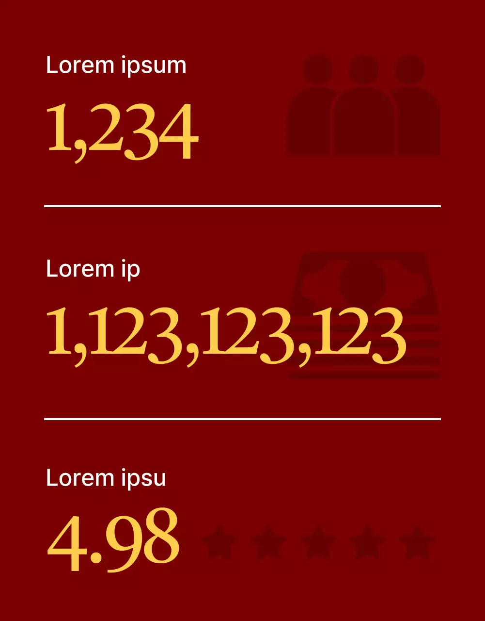 Rote, einfache Elektronik-Produktbeschreibung