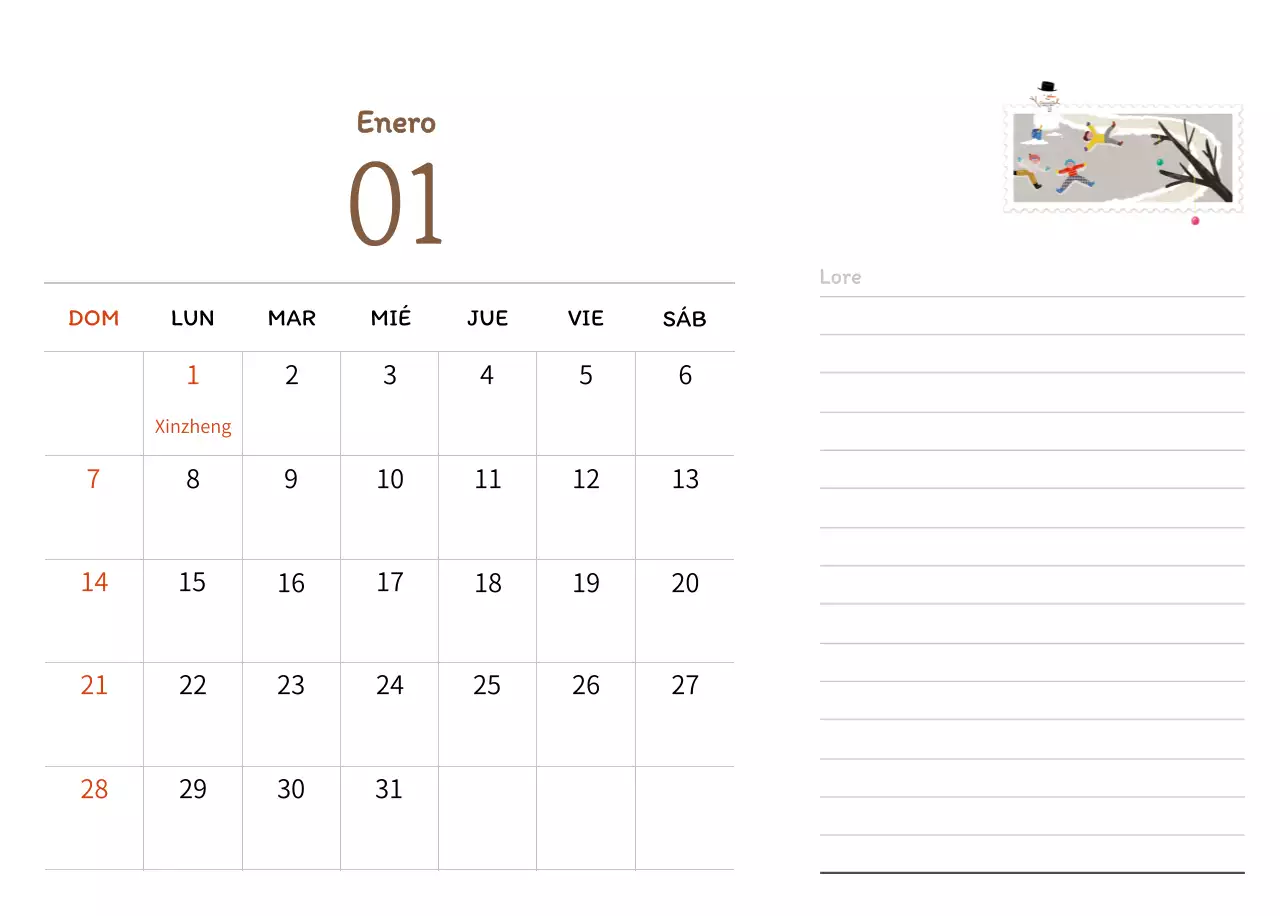 Ilustraciones de sellos con un concepto cálido