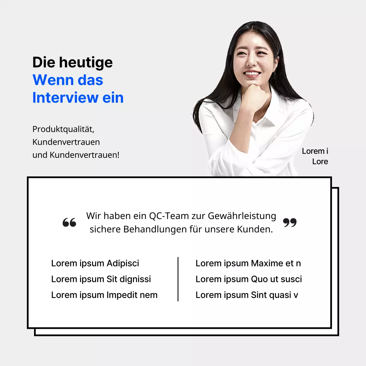 Blue's einfache Tipps für Vorstellungsgespräche für etablierte Mitarbeiter