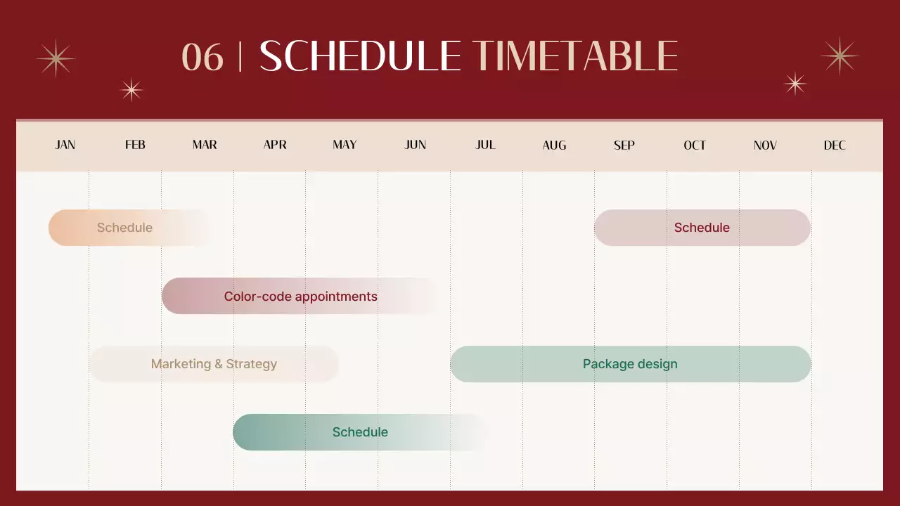 와인 엘레강트 이벤트 템플릿 프로모션 프레젠테이션