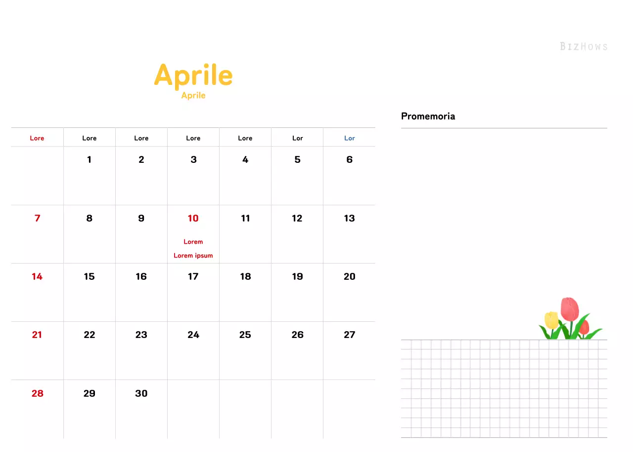 Un calendario di Capodanno caldo e illustrato