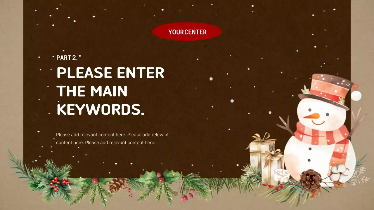 Brown Festive Winter Guide Presentation