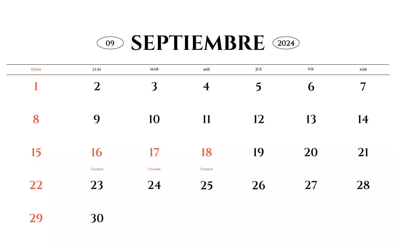 Calendario de pared de estilo sencillo con concepto de fotografía de viajes emocional en blanco y negro