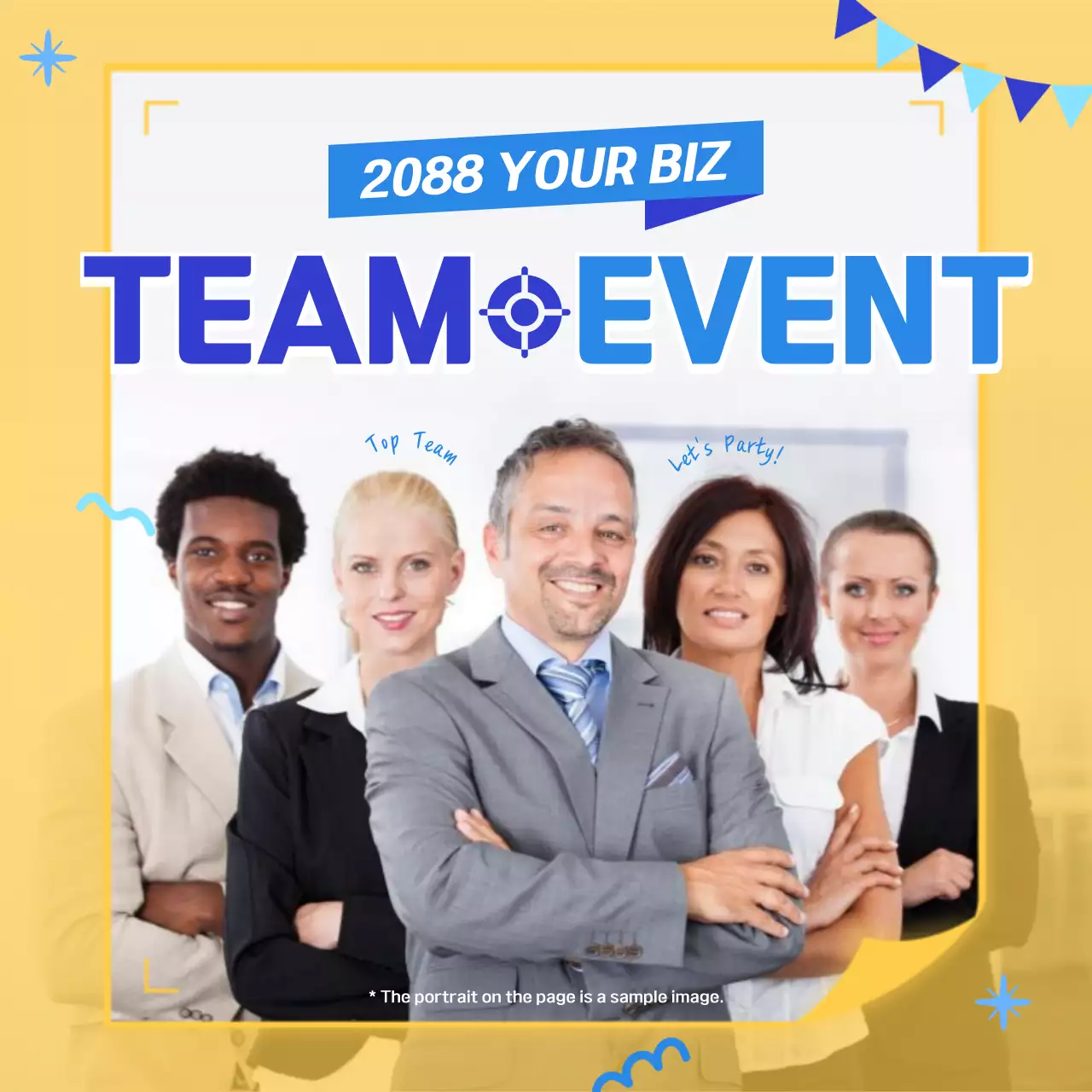 A kitschy, yellow-and-blue corporate supporter launch event chronicled in this post.