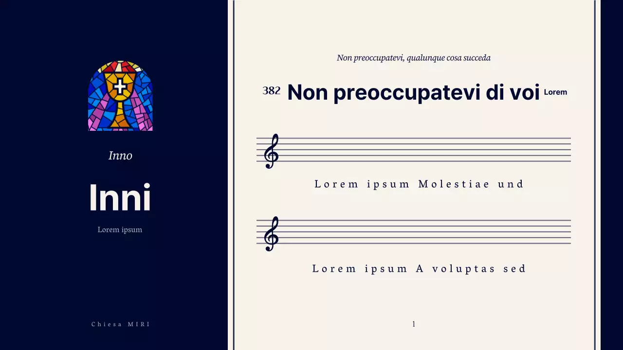 Una guida alle funzioni religiose semplici in blu navy e beige