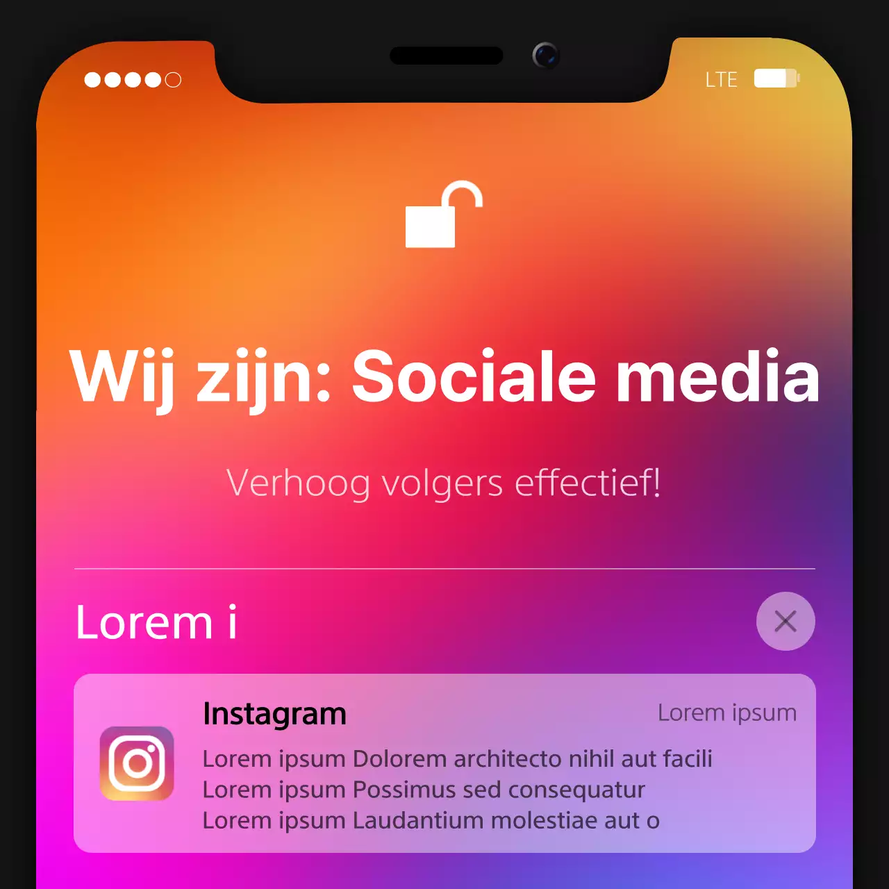 Orange en Bora's eenvoudige social media consultancy promotie
